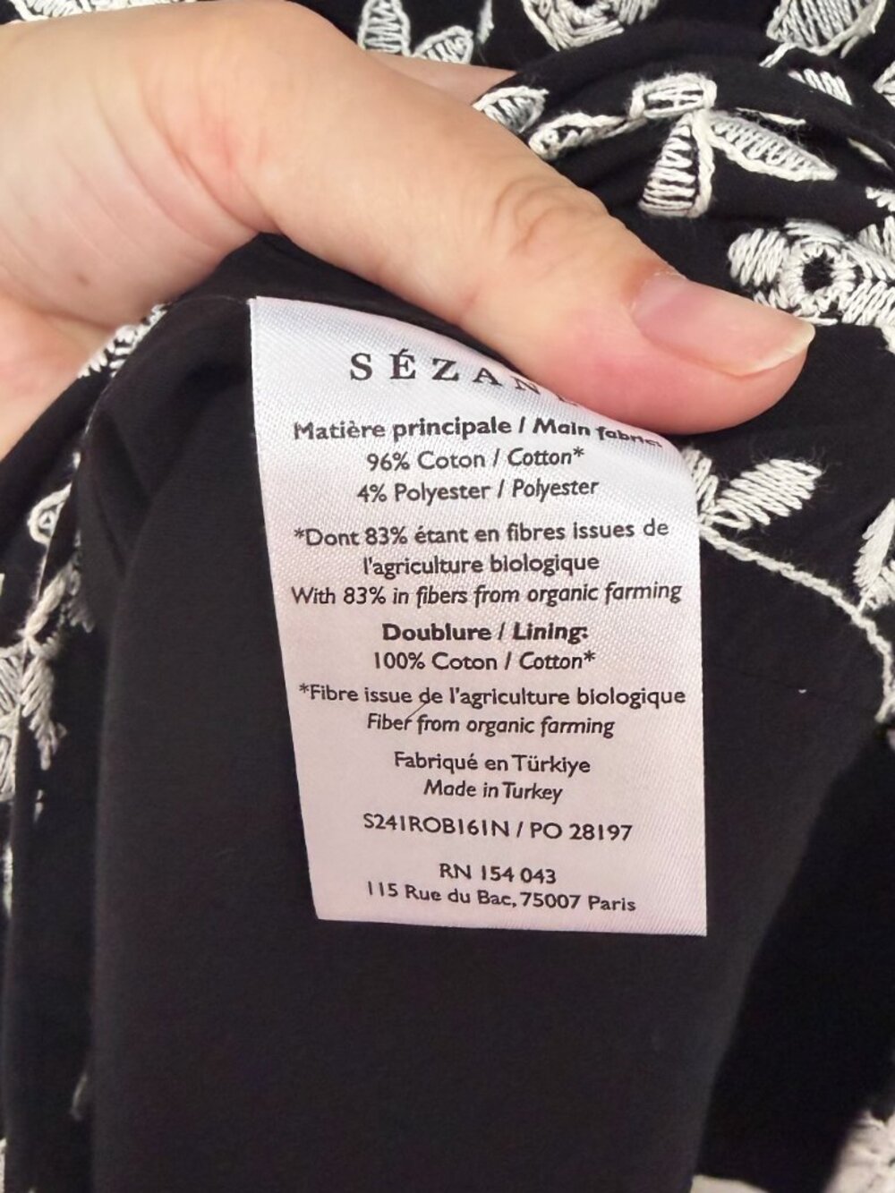 Like New Sezane Dorotha Floral Dress Size 36 - Picture 6 of 6